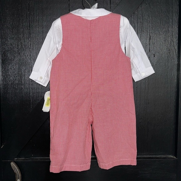 NWT Edgehill Collection Baby Embroidered Smocked Christmas Toy Soldier Romper - Picture 5 of 10
